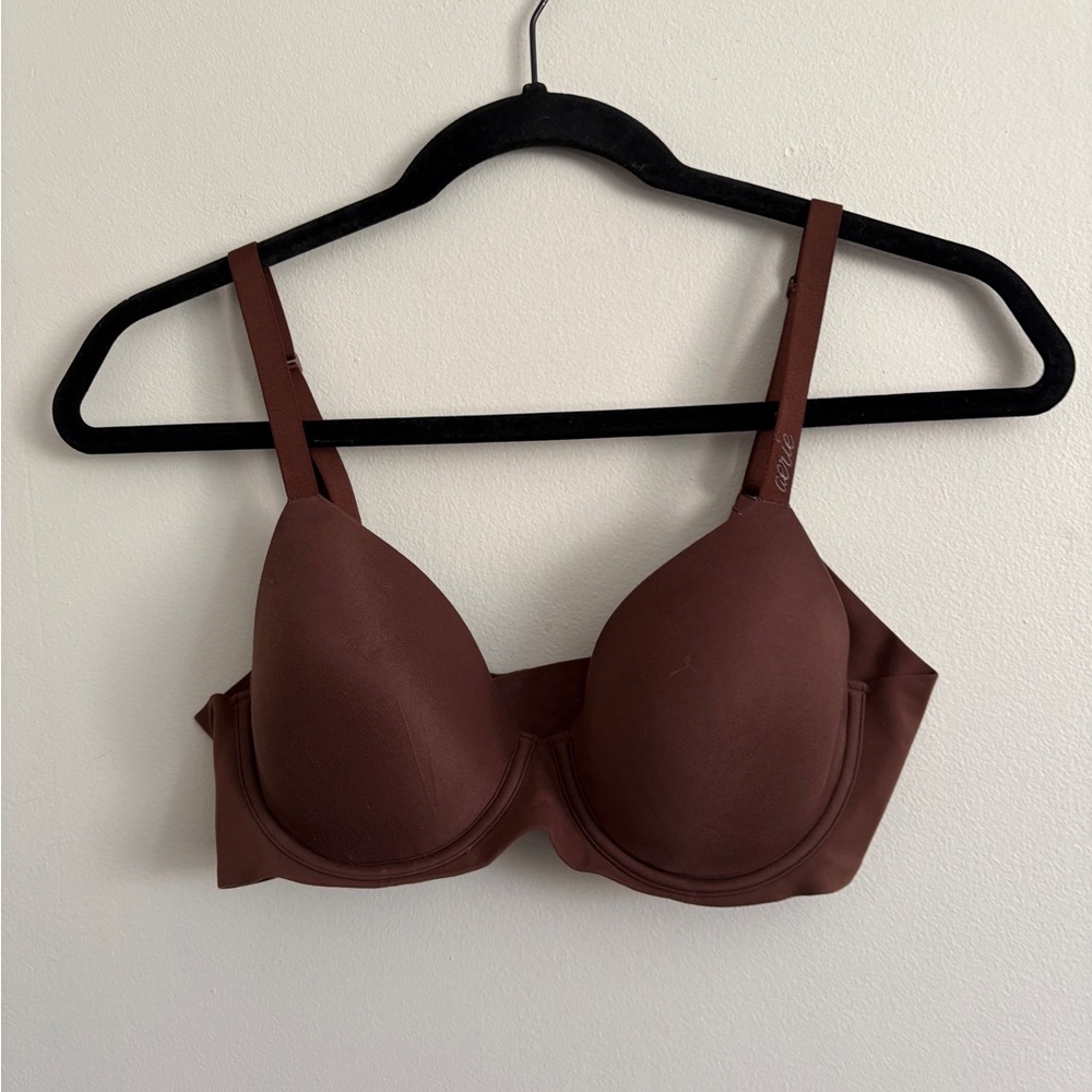 Smoothez by Aerie Women’s Bra Brown Size 34C Full Coverage Underwire Soft EUC